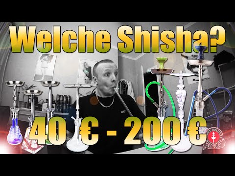 WELCHE SHISHA KANN ICH EMPFEHLEN? 40 € - 200 € // Edelstahl, Glas- und normale Wasserpfeifen