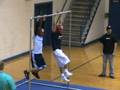 Kase (FIJI) vs. Nick (ATO) in Hanging Dodgeball Gladator Challenge