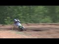 intense motocross action