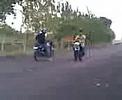 Rolling stoppiee on APACHE RTR.Courtesy : Supreet A.K.A XL8R
