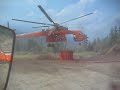 skycrane loading fire retardant skycrane loading fire retardant