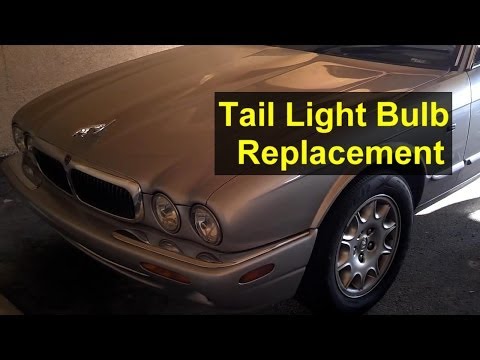 Tail light bulb access and replacement, Jaguar XJ8, XJ6, XJR – Auto Repair Series