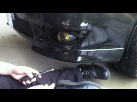 How to change fog light bulb/assembly 09 Mitsubishi Lancer