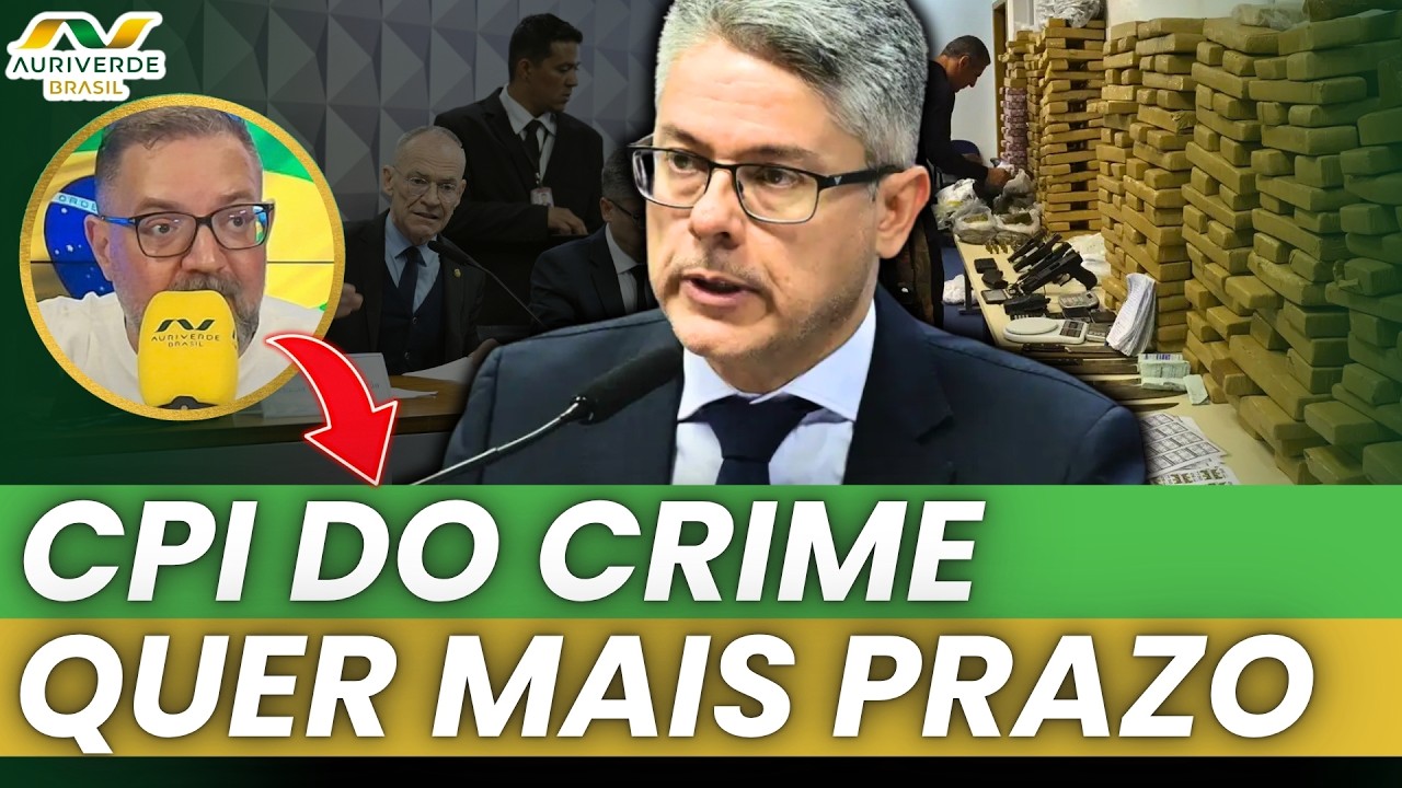 Relator protocola pedido oficial para prorrogar CPI do Crime Organizado