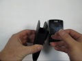 PDair Leather Case for BlackBerry Storm2 9550 - Vertical Pouch Type Belt clip included (Black)