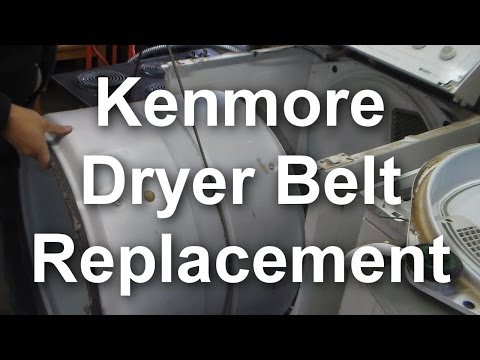 how to replace belt kenmore dryer