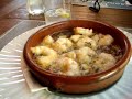 Cazuelita de gambas y Esqueixada