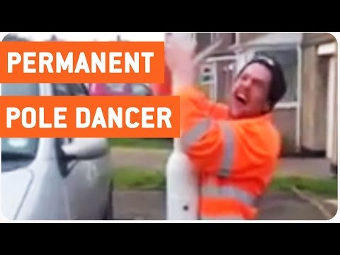Guy Stuck On Pole | All Tied Up