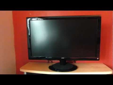 how to adjust aoc screen