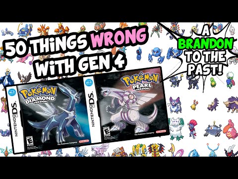 wrong - Continuing the series, I count 50 things that are wrong with Gen 4! Pokemon Diamond Pearl and Platinum. These games had a lot of technical problems since they were the first ever Pokemon games...