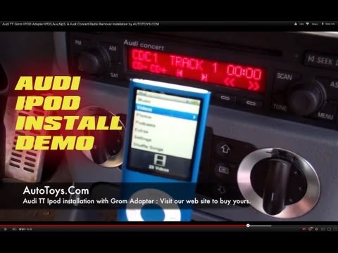 how to remove audi tt cd player