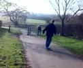 Skateboarding down a hill!