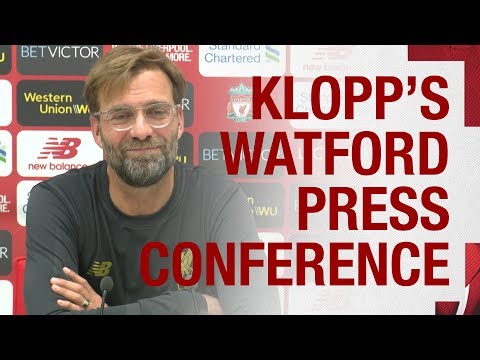 Video: Jürgen Klopp's pre-match press conference | Watford