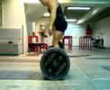 Tredje løft, 240 kg, dragt