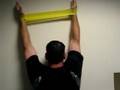 Theraband wall walks