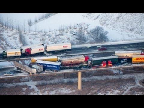 The Scariest Truck Crashes and Road Accidents of All Time - Part 4