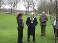 Macedonians planting a tree in Battersea Park