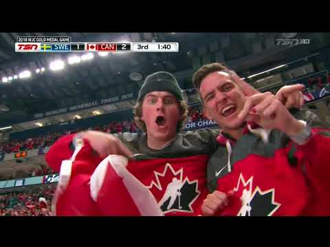Tyler Steenbergen 2-1 Golden Goal - Canada vs Sweden Gold Medal Game 2018 WJC 1.5.18