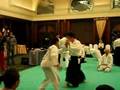 John Cinco taking ukemi from Waka Sensei Mitsuteru Ueshiba