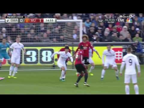 Video: CRAZY VOLLEYS I Man United's Paul Pogba and Leicester's Christian Fuchs