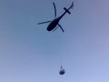 Helicopter AS 350 sling load