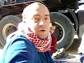 144. Posi?ek z syryjskimi kierowcami TIR�w