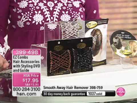Stretchable Hair Accessories with Styling DVD and Guide From EZ Combs
