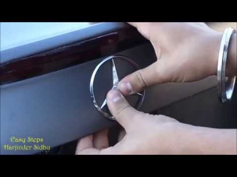 How to install Emblem on Mercedes Trunk | CLK Class | W209 in Easy Steps