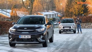 Crossover-duel: Kia Stonic og Citroën C3 Aircross krydser klinger