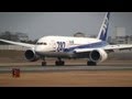 ANA Boeing 787-881 JA804A Crosswind Landing at Osaka