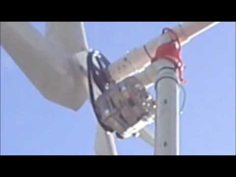 how to make a wind turbine from a car alternator