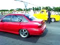 Daewoo Cielo o Nexia Turbo. Pique contra una camioneta. Usa llantas slicks. Tiempo en 1/4 de milla 13.6. Válida de pique Tuluá, Colombia. Armado por JKK Mecánica. Inyección MegaSquirt.