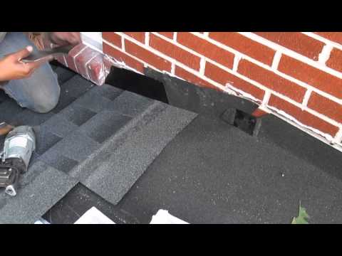 how to fasten flashing to brick