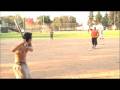 softball game at vets park