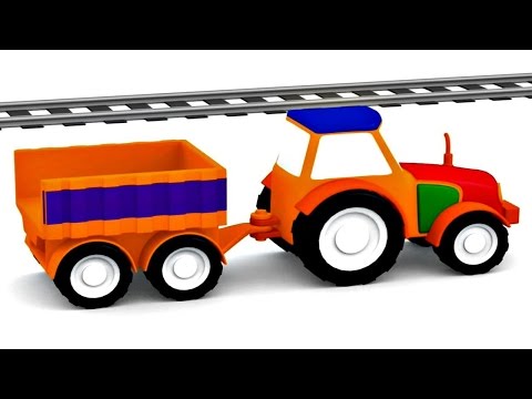 Lehrreicher Zeichentrickfilm Die 4 Kleinen Autos Traktor