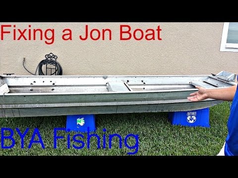how to patch jon boat