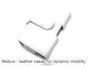 Melkco Tasche Leder Etui cuir ~Nokia 5700 Pouch Type (White)