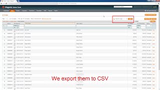How to Export Magento Orders with Ordered Products, Customer and Shipping Details
