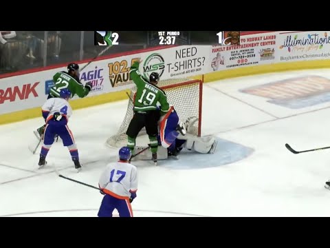 Ondrej Vaculik and his first USA Pro game and goal - 3. STAR OF THE GAME (Binghamton Black Bears) 22/23