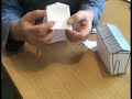 This is another method of making a simple paper house from a single sheet of paper. It is specifically aimed at the younger age ranges and can be adapted to make a wide range of model houses linked to a specific historical period.