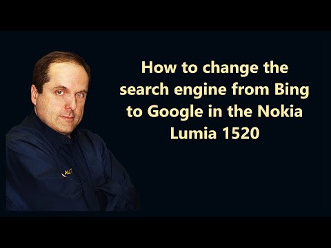 how to change bing to google nokia lumia