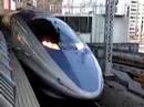 木村君と池田君がJR西日本　新幹線500系のぞみを見に行った。　（shinkansen 500 Serie)