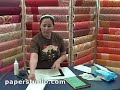Binding w/ an insert - Bookbinding Demo- www.Paperstudio.com Binding w/ an insert - Bookbinding Demo- www.Paperstudio.com