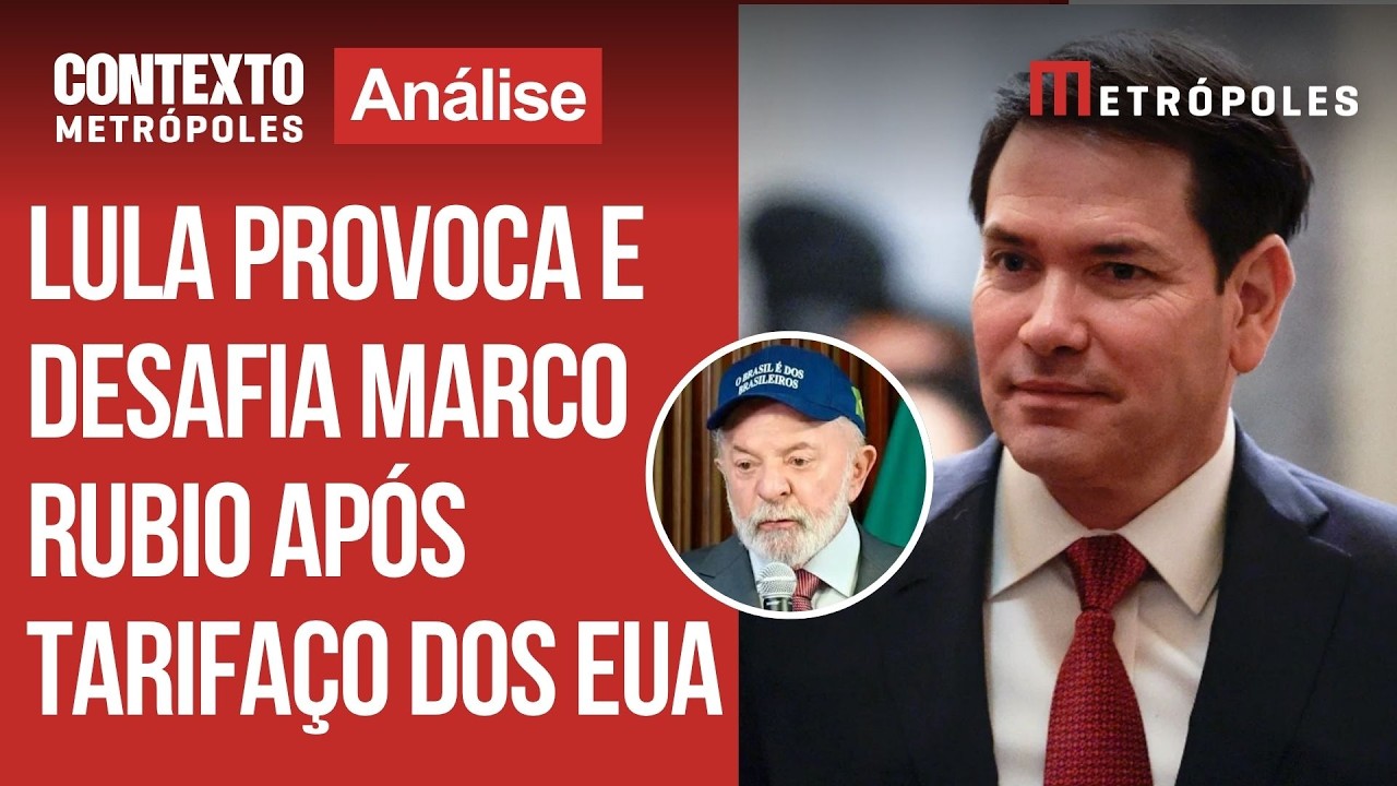 Lula diz que não tem direito de perder as eleições e pede para Marco Rubio "vir apoiar Flávio"