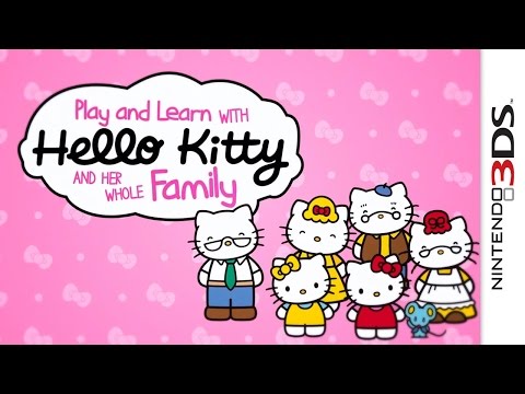 Видео № 0 из игры Hello Kitty: Happy Happy Family + чехол (розовый) [3DS]