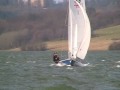 RS400 Dinghy Blasting along in the Tiger Trophy