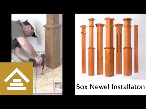 how to fit additional newel post to staircase