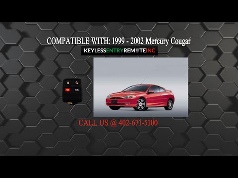 How To Replace Mercury Cougar Key Fob Battery 1999 2000 2001 2002