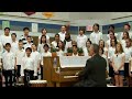 Ian Lane singing with Mosby Woods Elementary School Choirs