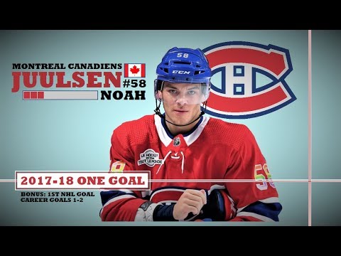 Noah Juulsen (#58) ● 1 Goal 2018-19 Season (HD) + First NHL Goal
